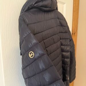 Michael Kors Kids Black Puffer Jacket